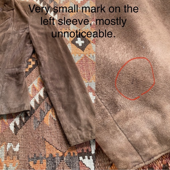 Elements by Vakko Brown suede blazer. - Picture 8 of 9